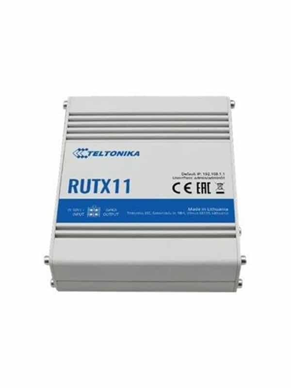 Teltonika RUTX11 - wireless router - WWAN - Bluetooth 4.0 802.11a/b/g/n/ac Wave 2 - DIN rail mountable - Trådløs router Bluetooth 4.0