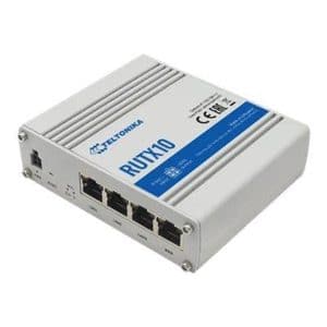 Teltonika RUTX10 - wireless router - Bluetooth 4.0 802.11a/b/g/n/ac - DIN rail mountable - Trådløs router Bluetooth 4.0